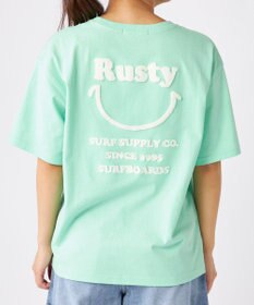OP／FILA 【RUSTY】ニコちゃん×刺しゅう半袖Tシャツ