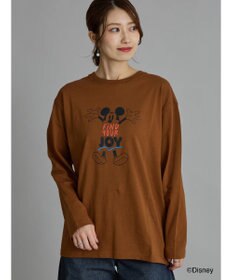 Te chichi 【Disney】ミッキー/配色ロゴロンT