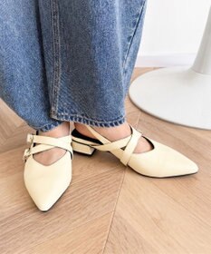 WEGO ダブルベルトポインテッドシューズ