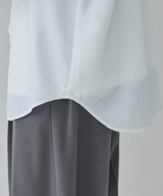 WEGO 【ユニセックス着用ITEM/SMLサイズ展開/冷房対策/紫外線対策】シアーBIGシャツ