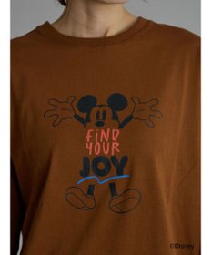 Te chichi 【Disney】ミッキー/配色ロゴロンT