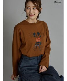Te chichi 【Disney】ミッキー/配色ロゴロンT