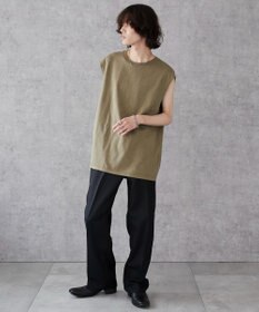 WEGO 【5色3サイズ展開/ユニセックス着用ITEM/洗える/綿100%】スリーブレスコットンT