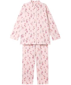 Wing パジャマ 綿混(本体) あったか 冬 長袖 長ズボン レディース EP6021 ウイング／ワコール