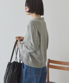 AMERICAN HOLIC 配色ラインニットポロ