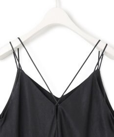 ICB L 【洗える】 アセテートフルダルサテン キャミソールドレス