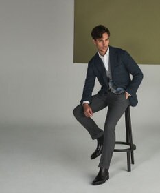 GOTAIRIKU 【カーディガンジャケット】ブリスターバーズアイ ニットジャケット