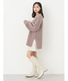 earth music&ecology フワフワＭＩＸヤーンチュニック