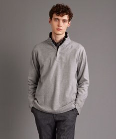 JOSEPH ABBOUD 【オーガニックコットン】ビンテージインレー　ハイネックプルオーバー