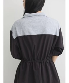 earth music&ecology ハーフＺＩＰミニワンピース