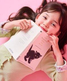 ANY KIDS スナップボタン リボン カーディガン