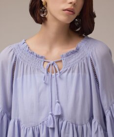 GRACE CONTINENTAL バルーンカフタントップ