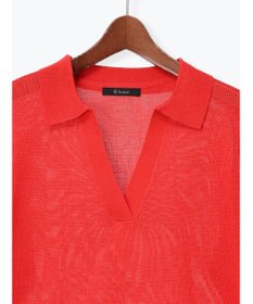 Te chichi メッシュスキッパーポロニット