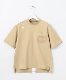 PW CIRCULUS 【吸水速乾 / UV遮蔽率99% UVカット / ストレッチ】【WOMEN】メッシュポケットモックネックT ゴルフウェア レディース