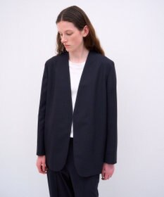 ATON 【26FW】WOOL TROPICAL | ノーカラージャケット