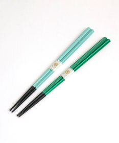 たち吉 【たち吉】かさね色箸・箸置セット花柳〈箸2膳・箸置2個〉