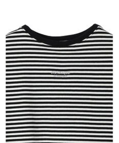 AMERICAN HOLIC 刺繍ロゴミニ裏毛ボートネックチュニック