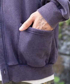 WEGO 【ユニセックス着用ITEM】ケミカルスウェットカーディガン