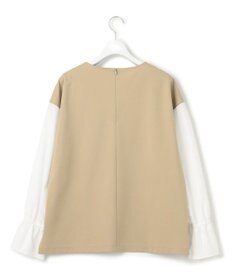 23区 L 【洗える】コンビネーション キャンディースリーブ カットソー