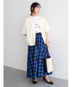 Green Parks ・ｆｕｒｒｙ　ｒａｔｅ　ギンガムバイアススカート