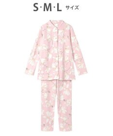 WACOAL パジャマ 長袖 長ズボン 綿混(本体) あったか レディース WDW438 /ワコール