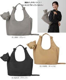 ROOTOTE 1034【ネコトート】EU.ラウンド.ブラブラネコ-A