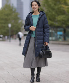 組曲 【加藤ローサさん着用】ウールカシミヤミックスボートネック ニット