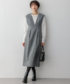 23区 L 【大好評素材/洗える】コットンベアジャージー ロング Tシャツ