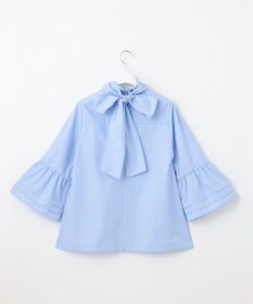 Feroux 【洗える・2WAY】リボンタイチュニック ブラウス