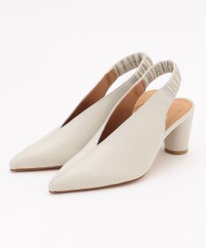 BEIGE， 【一部店舗限定】HENRI EN VARGO / MONIKA バックストラップパンプス
