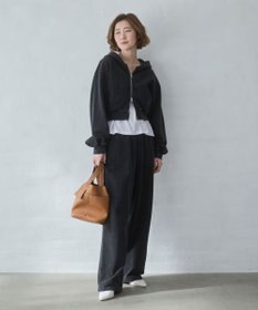 WEGO 【ウエストゴム/XSSMサイズ展開】スウェットワイドパンツ