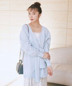 earth music&ecology 総レースホルターネックキャミソール