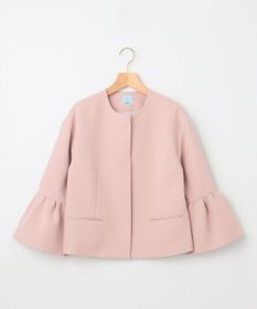 組曲 S 【KUMIKYOKU NAVY】コンフォータブルドレープ フレアスリーブジャケット