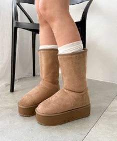 WEGO 【暖かい】2wayムートンタッチブーツ