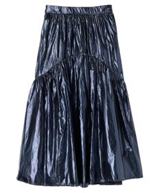 Green Parks ・ＥＬＥＮＣＡＲＥ　ＤＵＥ　メタリックティアードスカート