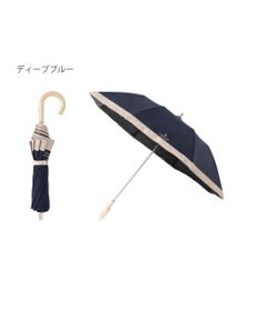 MOONBAT 【晴雨兼用日傘】ランバン コレクション（LANVIN COLLECTION）折りたたみ日傘 グログランリボン