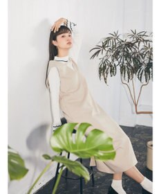 earth music&ecology Ｖネックジャンパースカート