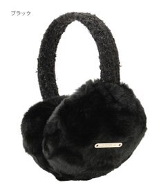 MOONBAT FURLA フェイクファーイヤマフ ツイードアーム