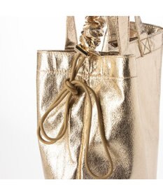 UNBILLION カシュカシュ cachecache / メタリックシャーリングポケッタブルトート