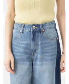 earth music&ecology サイドラインデニムパンツ