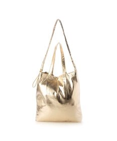 UNBILLION カシュカシュ cachecache / メタリックシャーリングポケッタブルトート