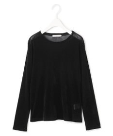 ICB L 【洗える】フロッキーベロア プルオーバー