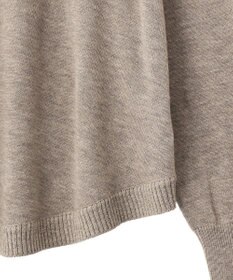 YECCA VECCA 裾ラメMIXラウンドヘムニット