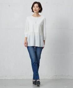 J.PRESS LADIES S 【洗える】BASIC STRETCH DENIM スキニー パンツ