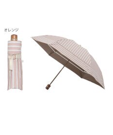 MOONBAT GRACY(グレイシー) 晴雨兼用日傘 折りたたみ傘 T/C Shirts stripe