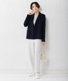 ICB 【洗える】 コンパクトリブ  クルーネックプルオーバー