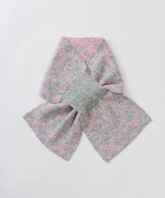 AURORA 【 LANVIN COLLECTION（ランバン コレクション） 】カシミヤ100%ニットキャンディーマフラー(WASH)