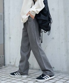 WEGO 【ウエストゴム/SMLサイズ展開】デニムイージーストレートパンツ2