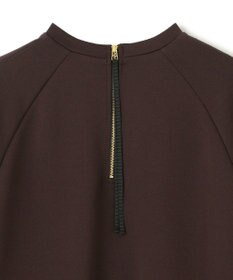 UNFILO BEAUTY FORM JERSEY Light バックZIPトップス