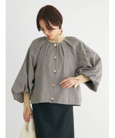 Green Parks ・ｆｕｒｒｙ　ｒａｔｅ　ヘリンボーンタックジャケット